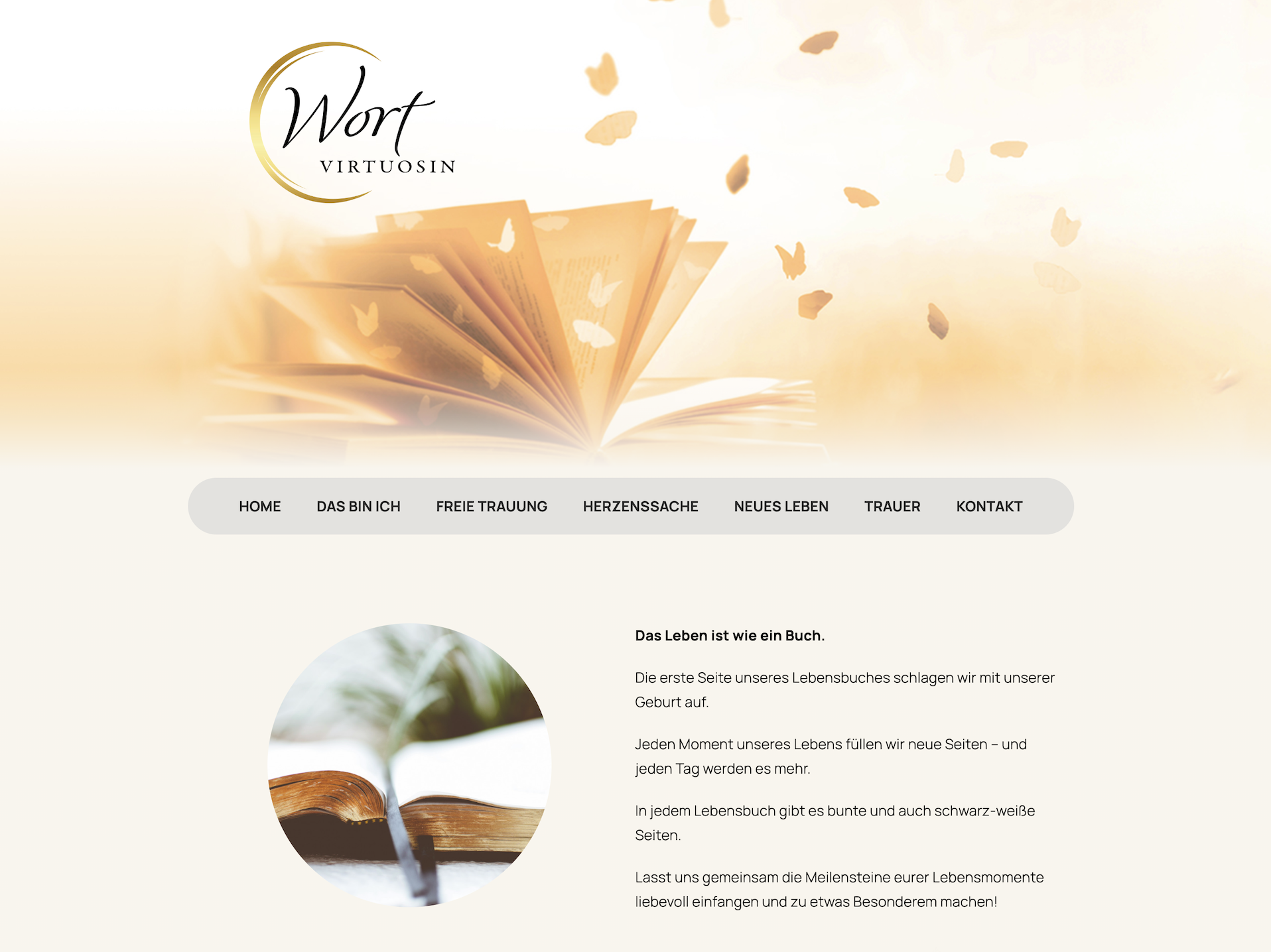 Website Wortvirtuosin Astrid Helmers